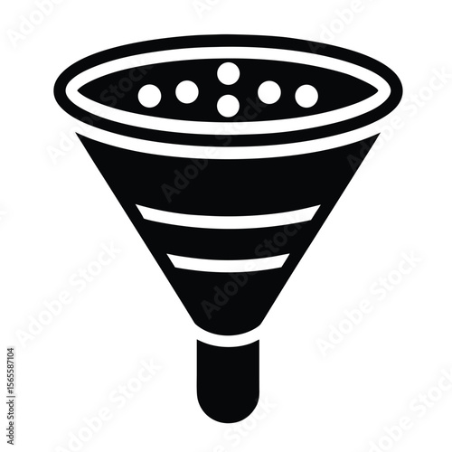 vector illustration of a black and white microphone