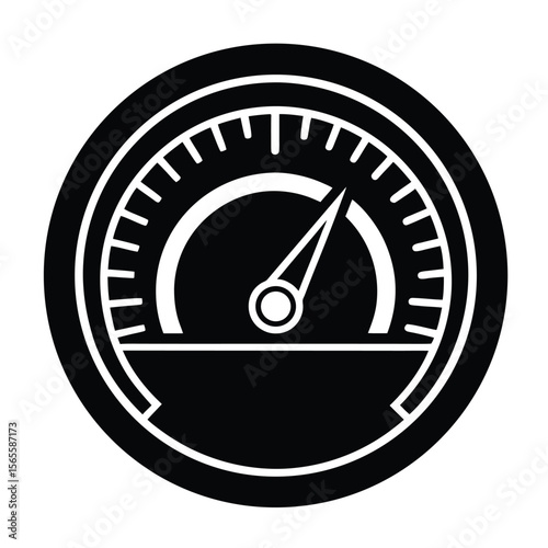 page speed meter icon high speed indicator
