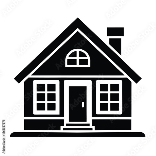 house icon isolated on white