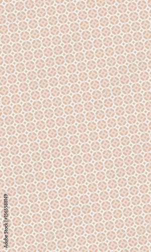 Wallpaper Mural Delicate beige pattern with circular motifs creates a calming and aesthetically pleasing background texture for design projects. Torontodigital.ca
