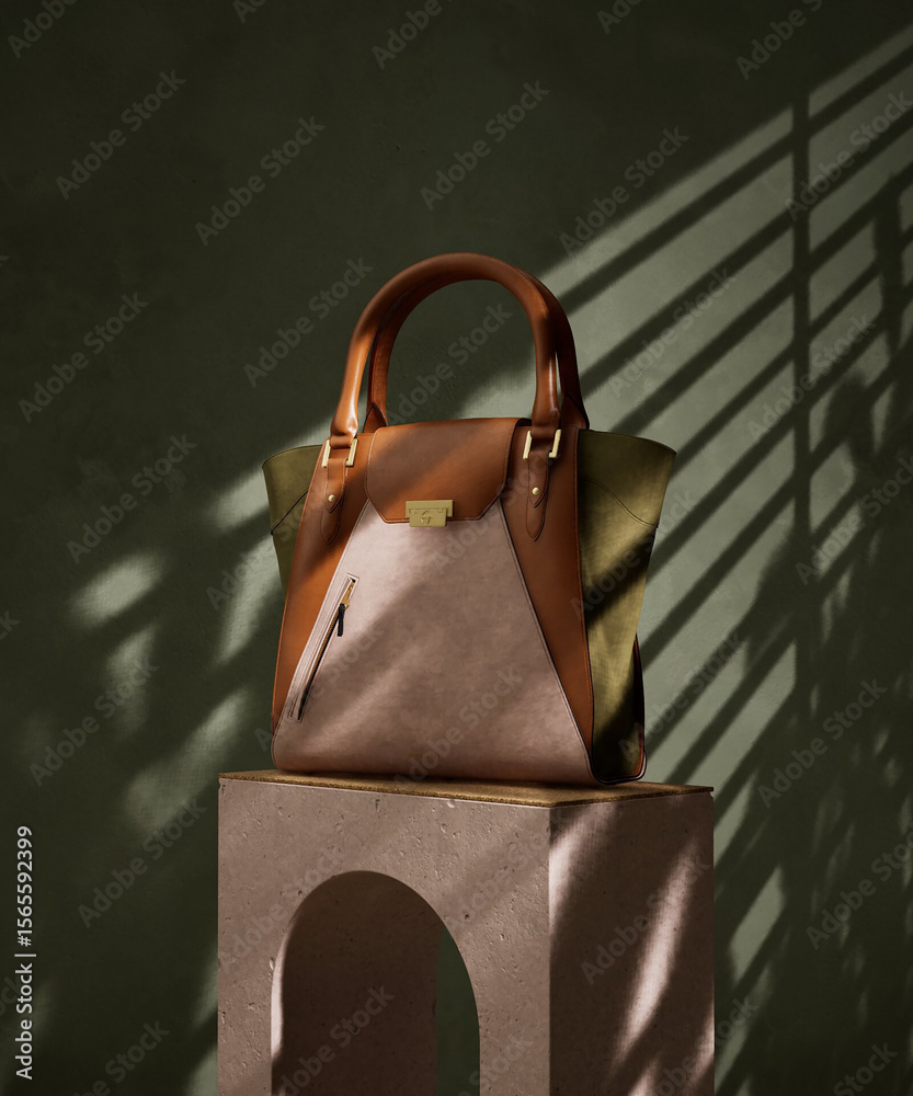 custom made wallpaper toronto digitalModel of women's bag on different stands
