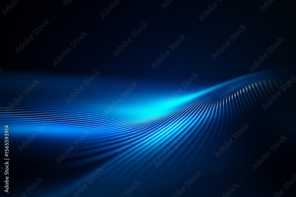 abstract blue wave background