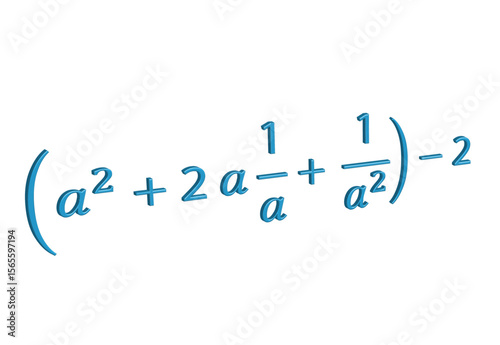 Algebra Problem: Simplifying a Perfect Square Trinomial with a Negative Exponent |  (a^2 + 2a1/a + 1/a^2) - 2