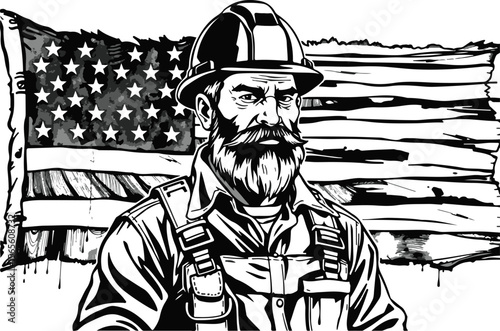 Rugged Construction Worker

