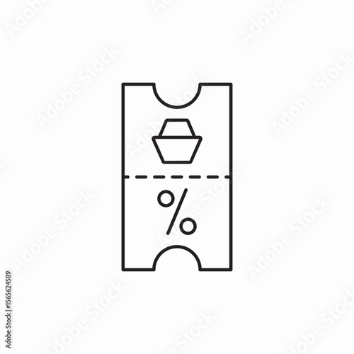 discount coupon icon sign vector