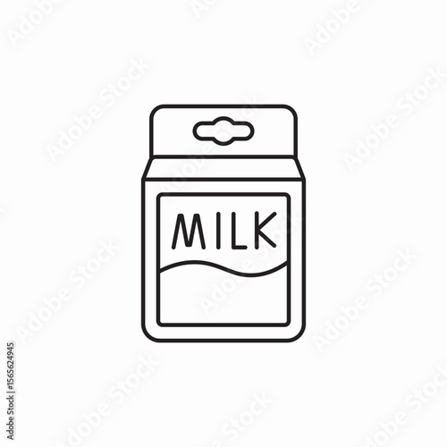milk lack icon sign vector