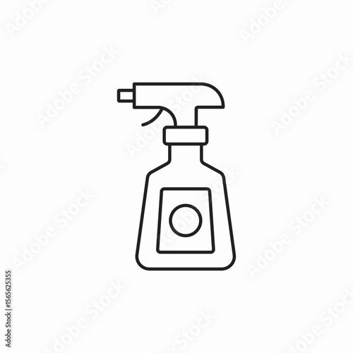 spray window cleaner icon sign vector