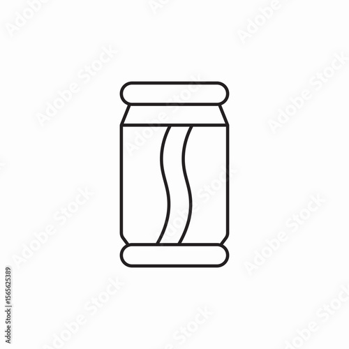 soda can icon sign vector