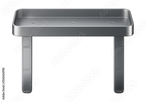 Rustproof aluminum shelf with adjustable height, suitable for organizing shampoo and conditioner bottles in a shower.