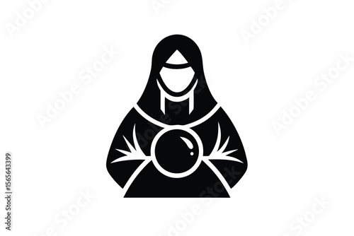 fortune teller vector icon