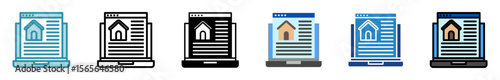 Front Page multi style, mini illustration icon set. outline, flat, glyph, line color. vector for UI, UX, app, web, digital or print. Related to journalist, broadcasting, news and media 
