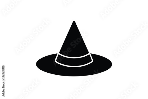 pointy hat vector icon