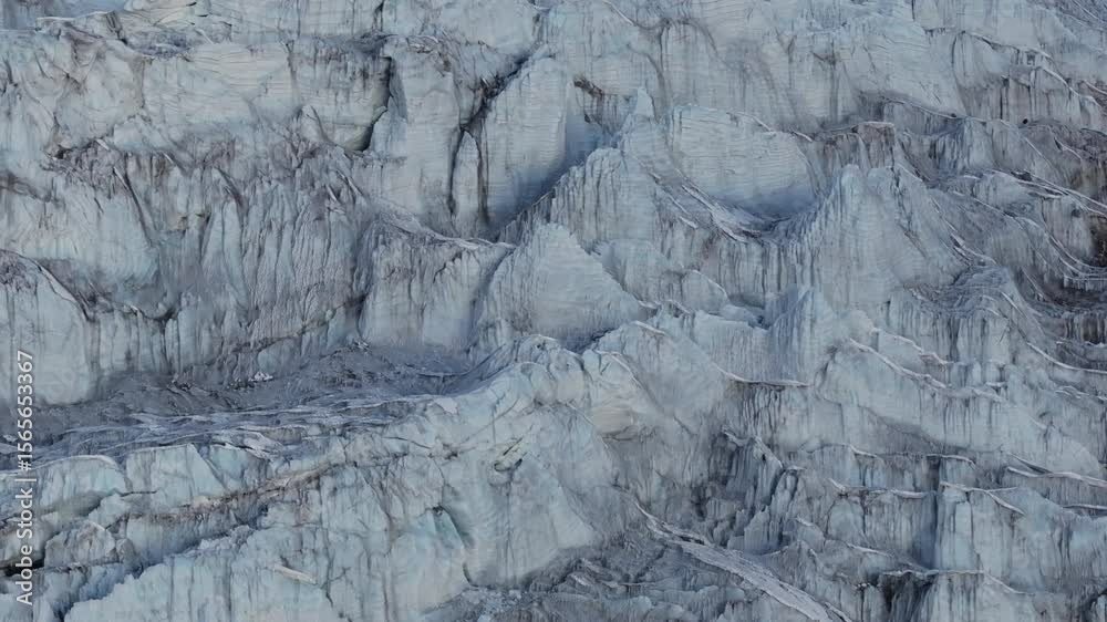 Aerial View of a Glacier in the Himalayas, Capturing the Majestic Ice Formations and Crevasses Aerial View of a Glacier in the Himalayas, Capturing the Majestic Ice Formations and Crevasses