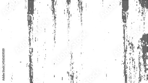 Vertical Drip Grunge Texture Vector for Urban Poster and Edgy Graphic Design Background