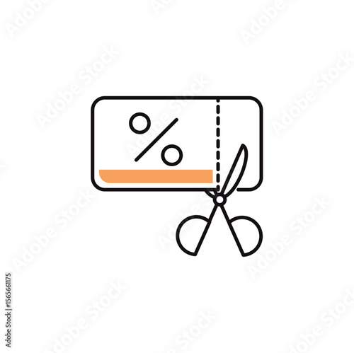 Fashion clothing shopping and trading vector icon