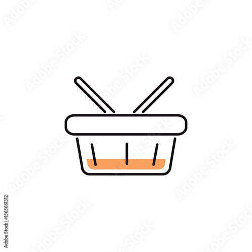 Fashion clothing shopping and trading vector icon