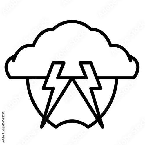 Storm Enforcer Vector Icon