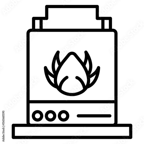 Furnace Vector Icon