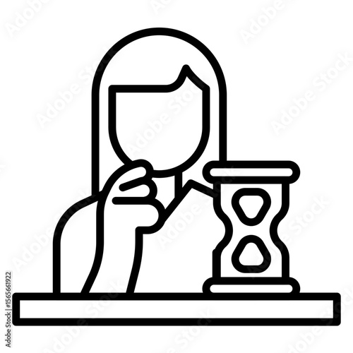 Procrastination Vector Icon