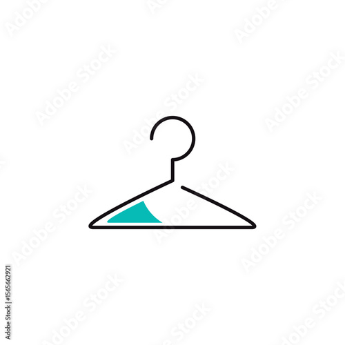 Fashion clothing shopping and trading vector icon