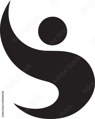 People logo vector art silhouette 