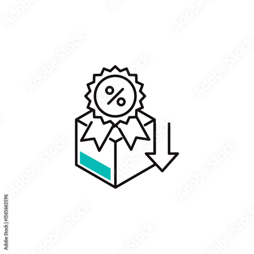 Fashion clothing shopping and trading vector icon