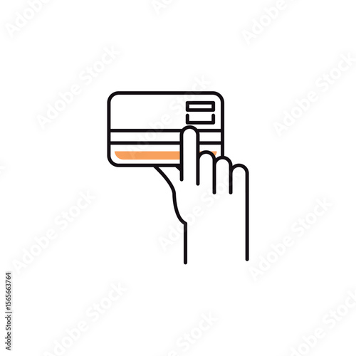 Fashion clothing shopping and trading vector icon