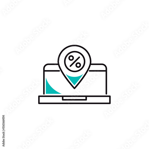 Fashion clothing shopping and trading vector icon