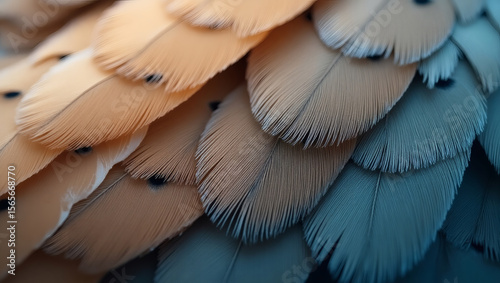 Close-up of Colorful Feathers