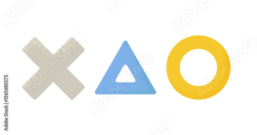 〇×△マークのイラスト素材｜選択肢や評価を表す記号のベクターデザイン