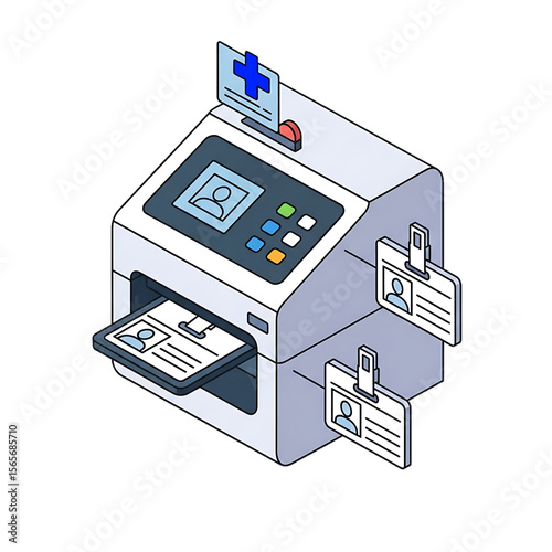 Healthcare payment system with ID verification.