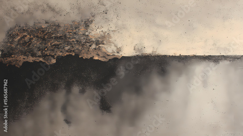 insert for poetic visual fieldwork | reverent dislocation | silenced copper and char grey | resonant asymmetry | wax-bond erosion | seasonal fog basin | temporal abstraction | soot-infused wax on