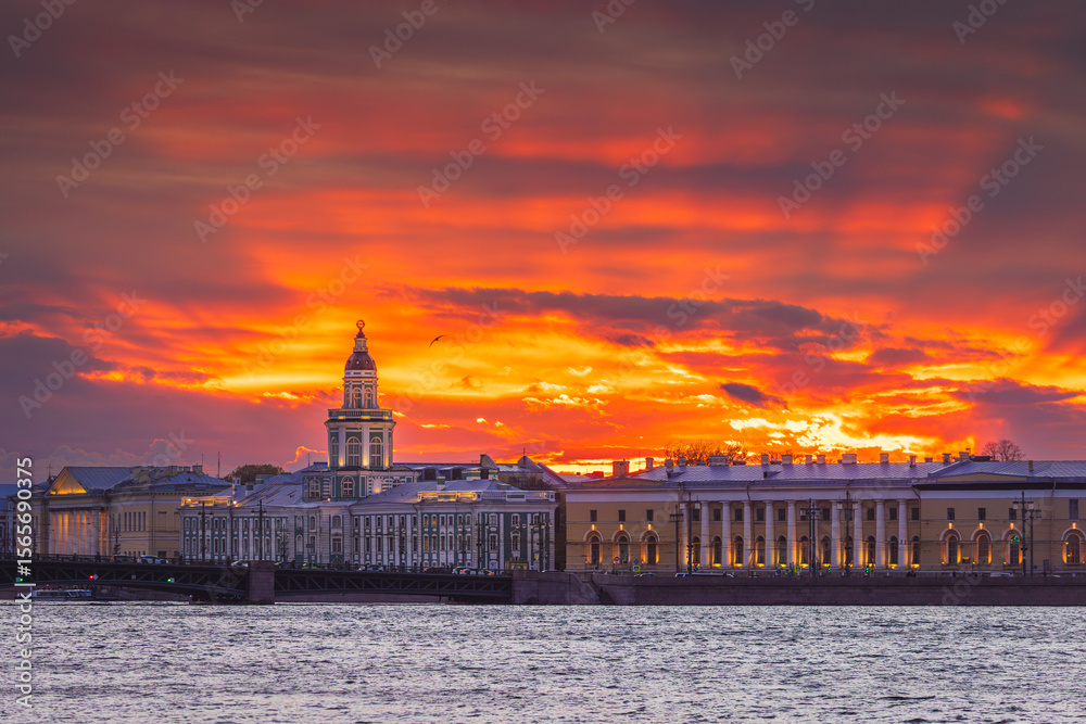 Fototapeta premium In the historic centre of Saint Petersburg