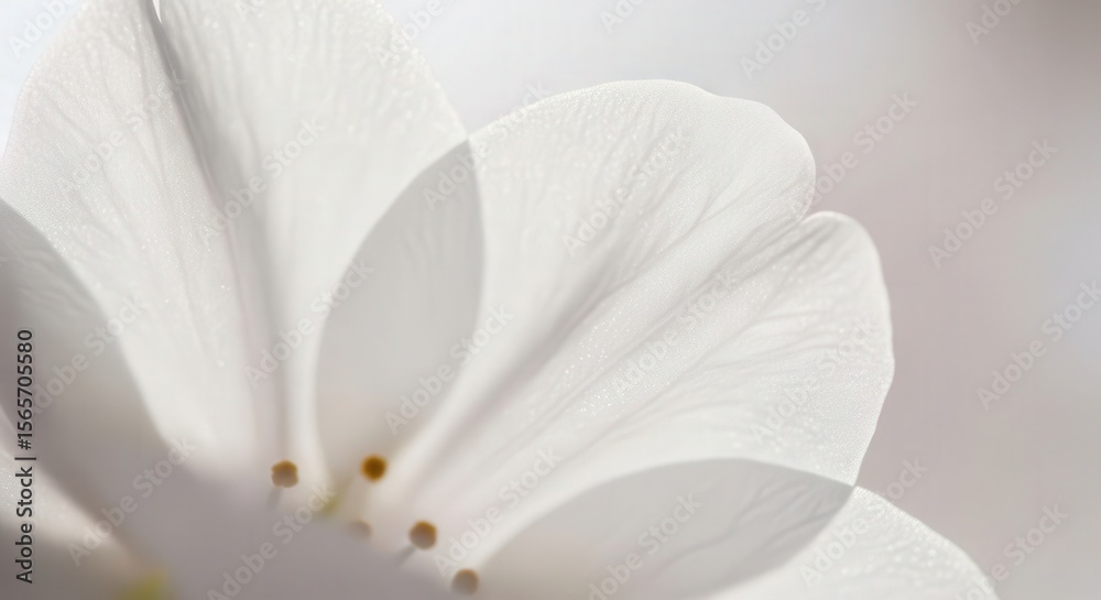 Obraz premium White flower petals close up photography for backgrounds and wallpapers and nature lovers art print