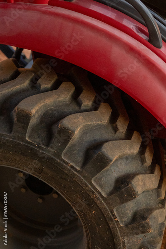 Close-up of a Tractor Tire