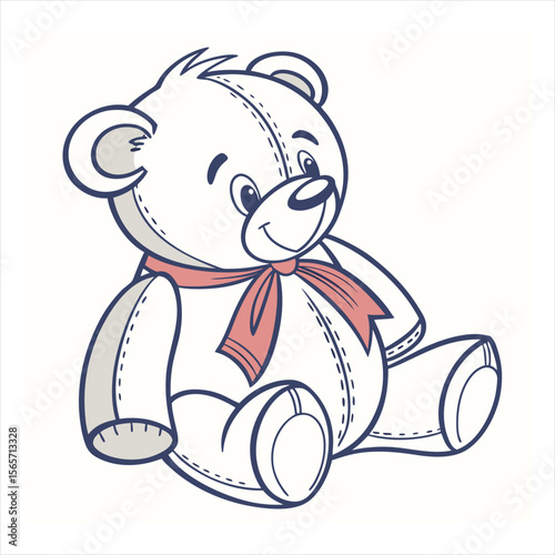 teddy bear with a gift