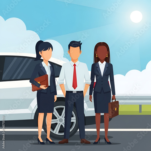 business people in the office