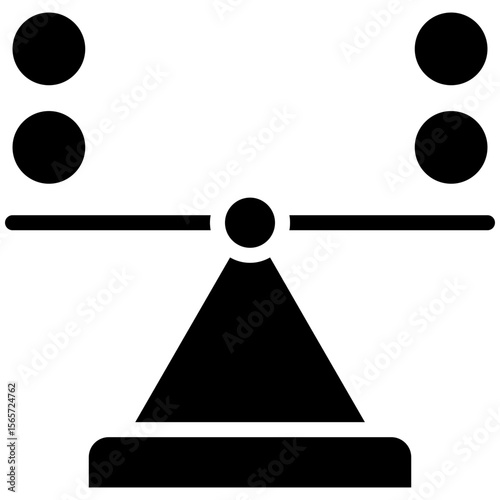 Balance icon for accounting and finance business, website, application, printing, document, poster design, etc
