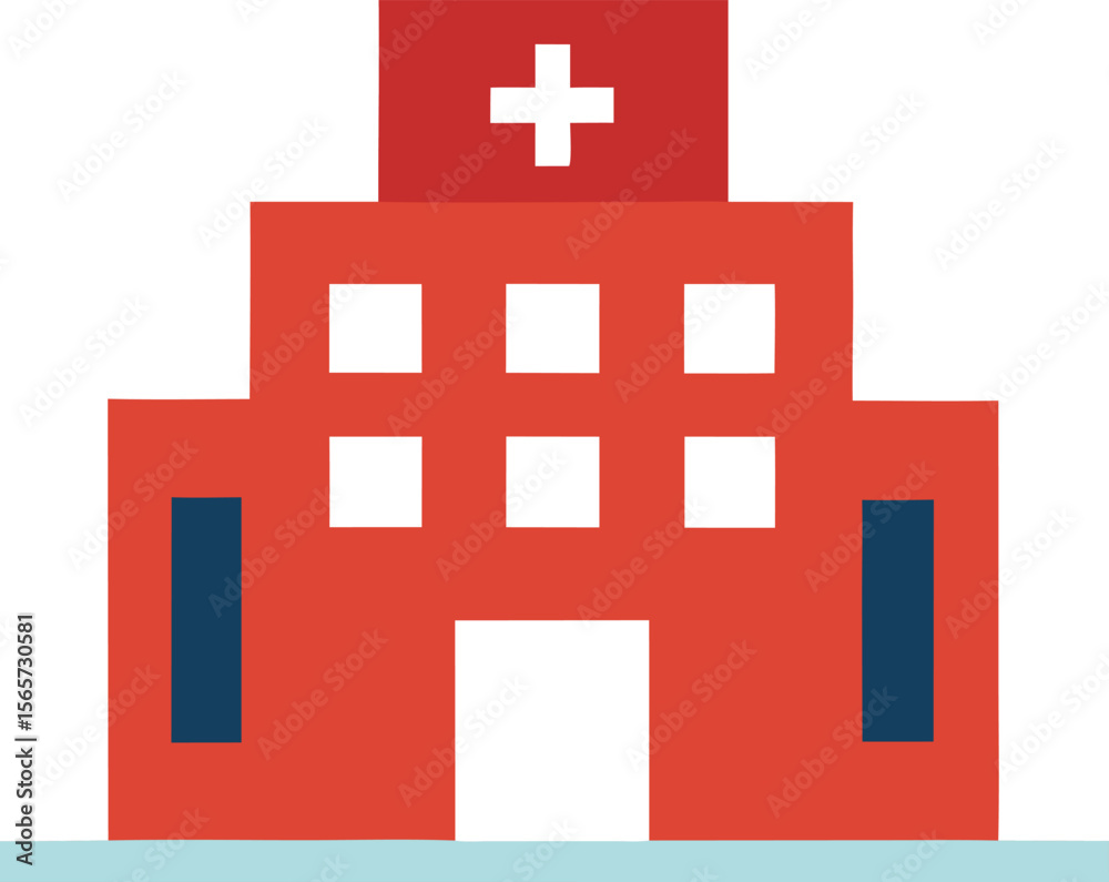 Obraz premium swiss flag on a white background