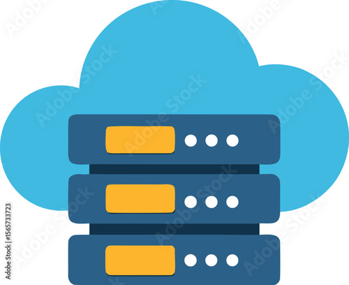 cloud computing concept illustration