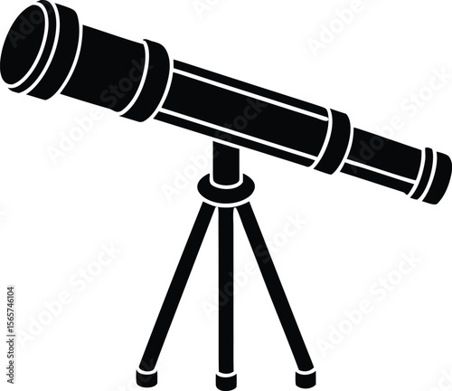 simple-vector-of-a-telescope--astronomy-and-explor (3)_processed.eps