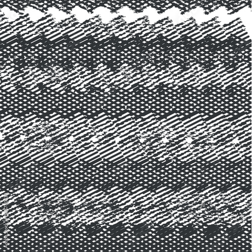 Mesh texture with horizontal distortions