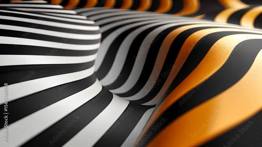 custom made wallpaper toronto digitalAbstract striped waves