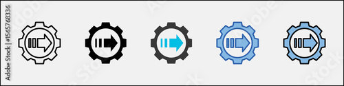 Advanced Icon Pack Multistyle Illustration