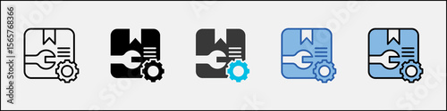 Custom Icon Pack Multistyle Illustration