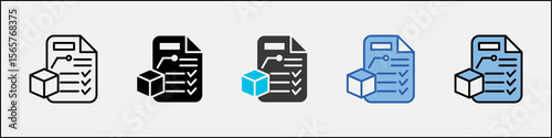Detail Icon Pack Multistyle Illustration