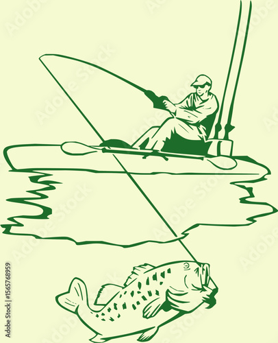 Tranquil Fishing Scenes Vector Collection
Fishing Adventure Silhouettes & Nature Elements
Vector Set of Fishermen, Rods, Boats & Lakeside Views