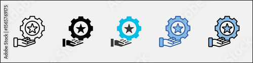Specialized Service Icon Pack Multistyle Illustration