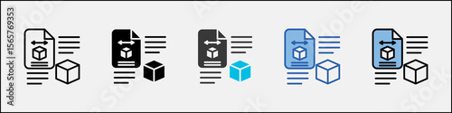 Custom Fit Icon Pack Multistyle Illustration