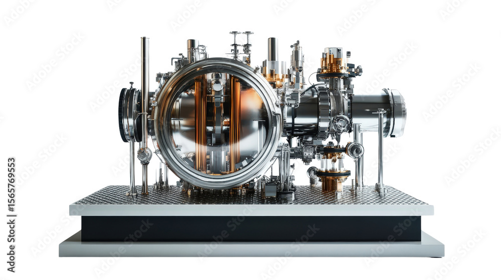 Fototapeta premium Atomic spectroscopy device Transparent background, PNG file